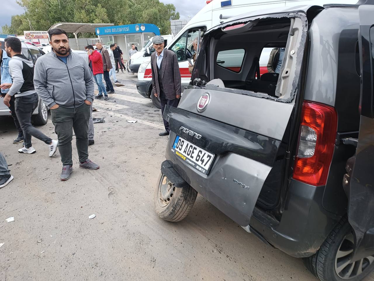 Ağrı'da trafik kazası: 6 yaralı