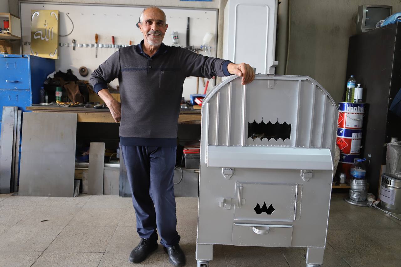Kendi tasarımı olan fırınlı sobalar, Türkiye’nin dört bir yanından talep görüyor