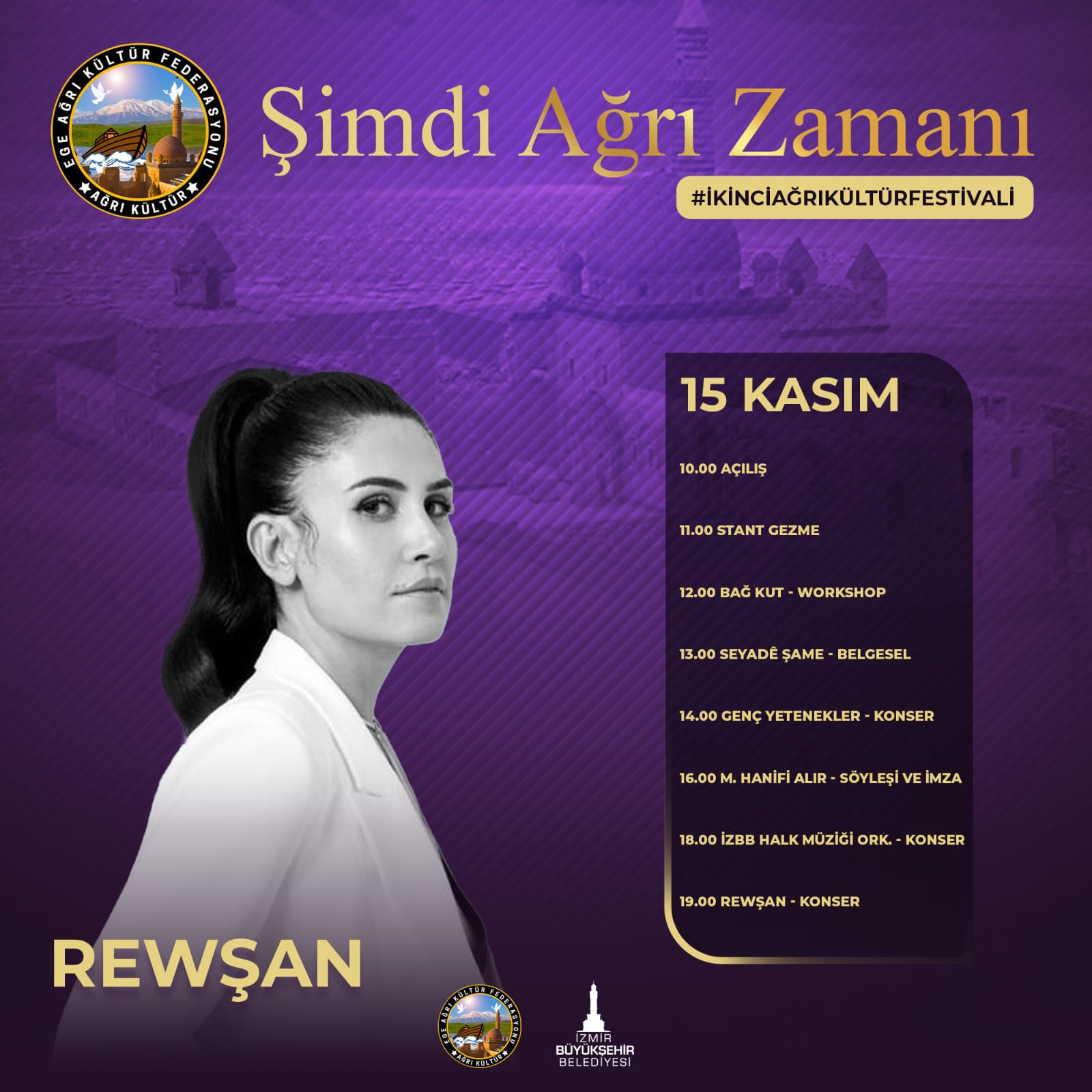 Ağrılılar 2.'si düzenlenecek olan "Ağrı Kültür Festivali'ne" hazırlanıyor