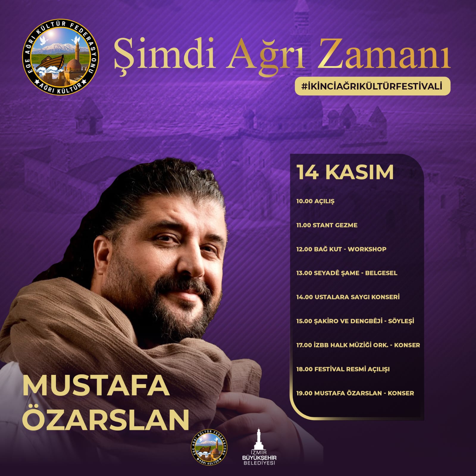 Ağrılılar 2.'si düzenlenecek olan "Ağrı Kültür Festivali'ne" hazırlanıyor