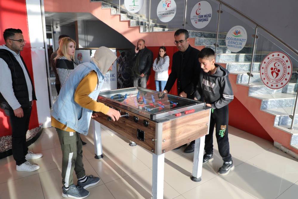 Müdür Din'den Doğubayazıt spor tesislerine ziyaret