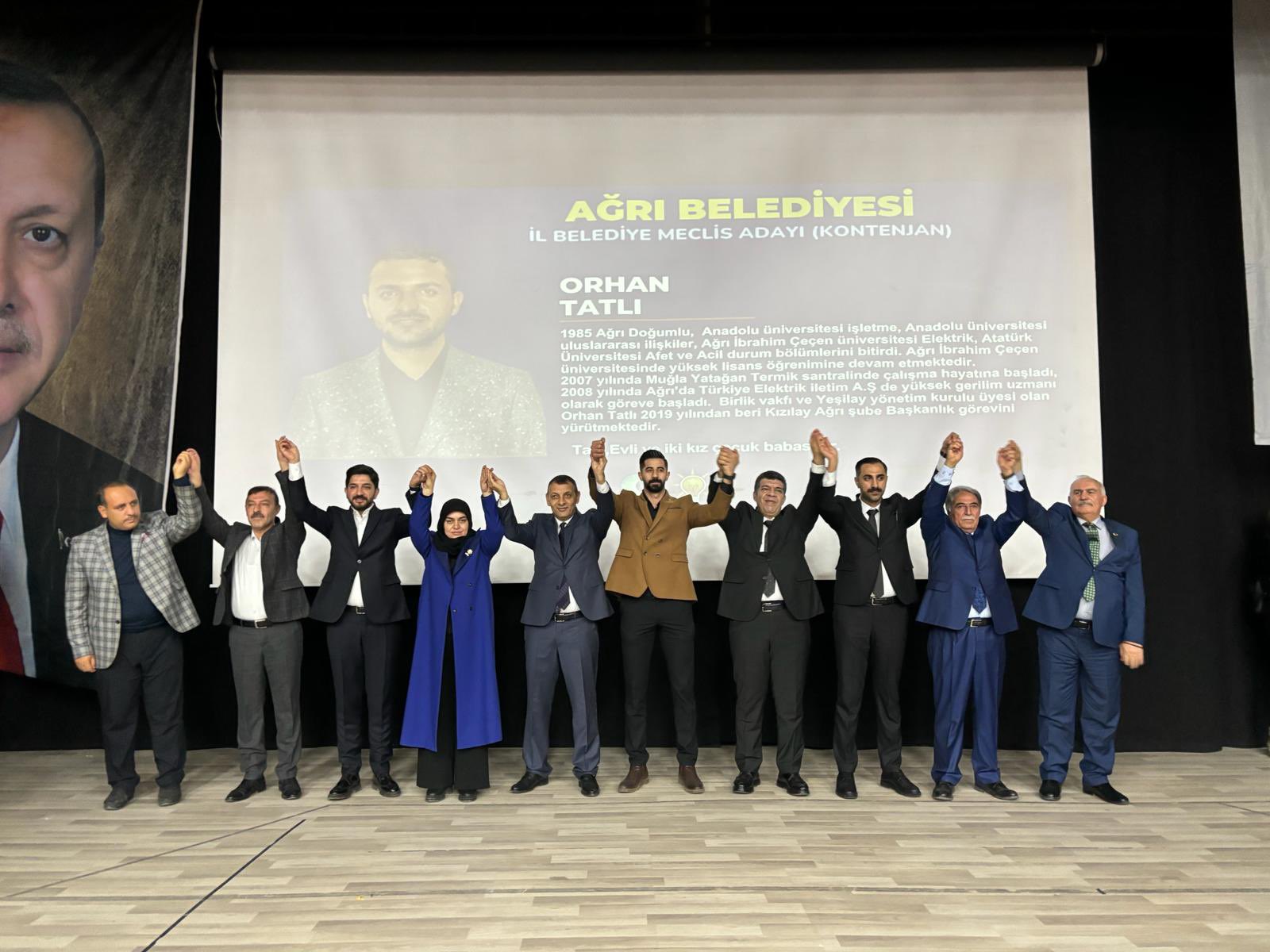 AK Parti Ağrı’nın Proje Tanıtım Toplantısı büyük coşku ile gerçekleşti
