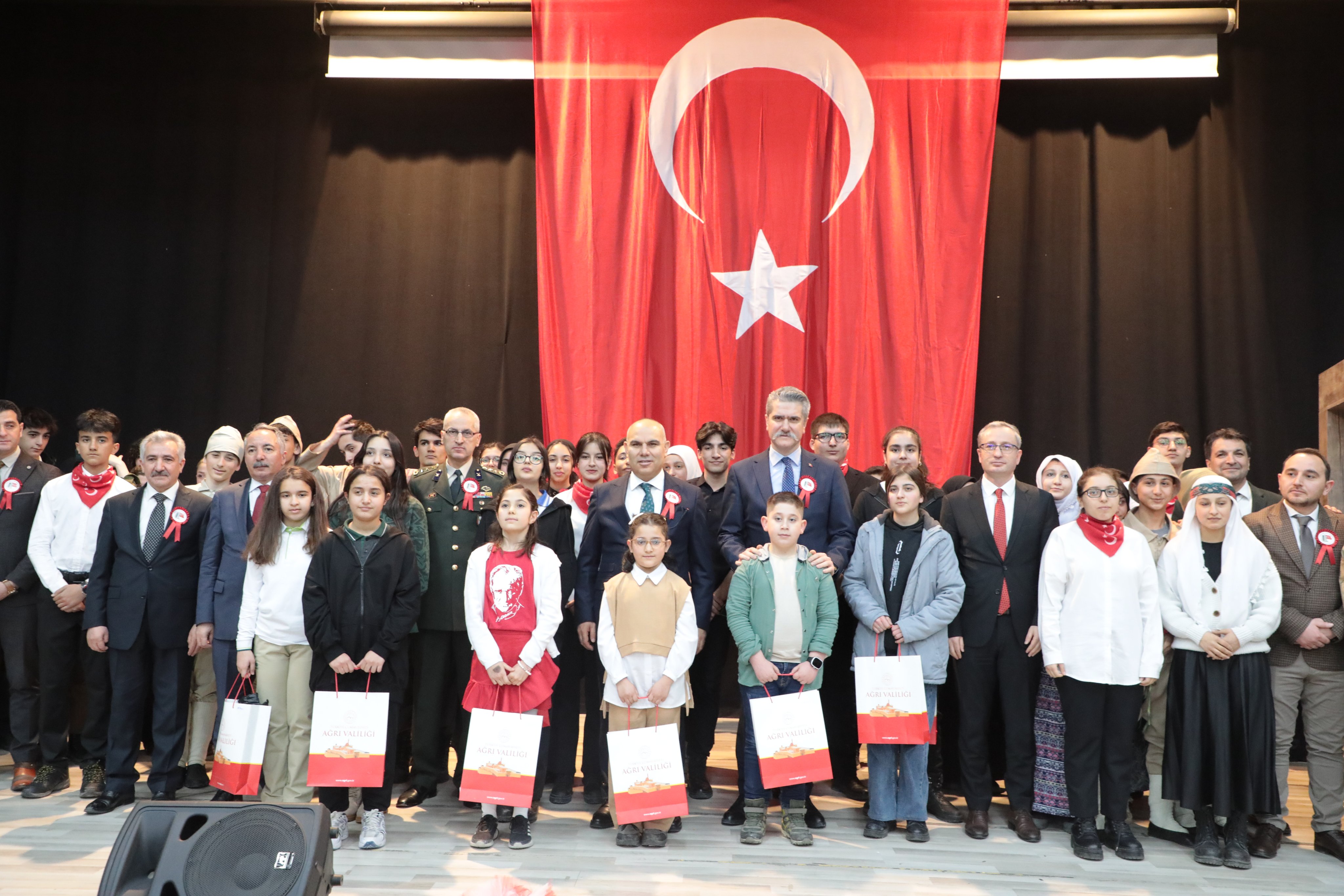 Ağrı'da Çanakkale Zaferi 109. yılında törenle anıldı
