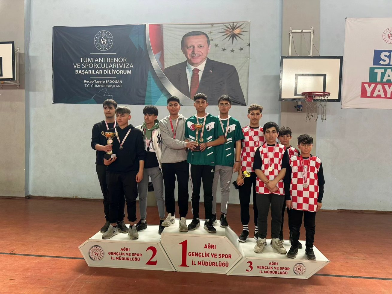 Patnos'ta Masa Tenisi Grup müsabakaları tamamlandı