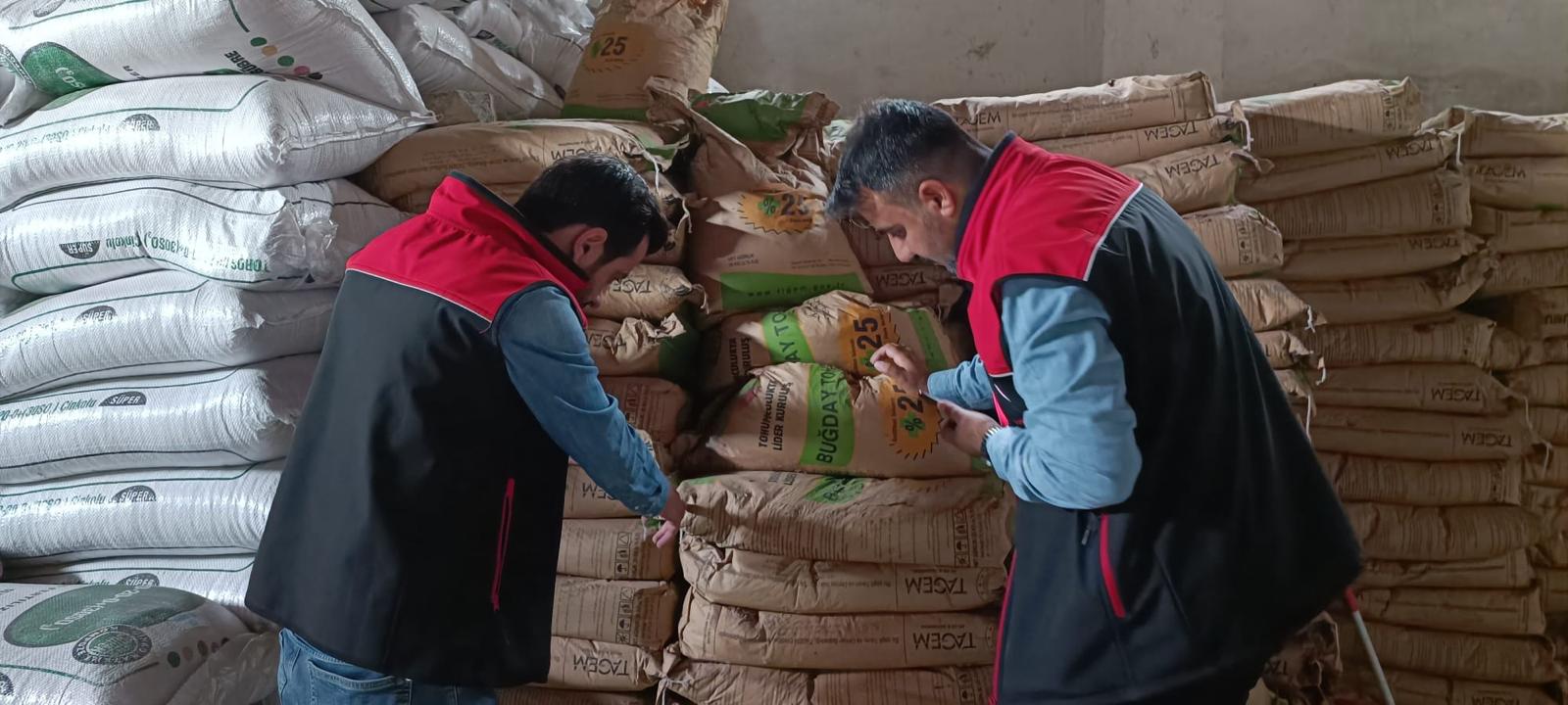 Ağrı’da gübre ve sertifikalı tohum satışı yapan bayiler denetlendi