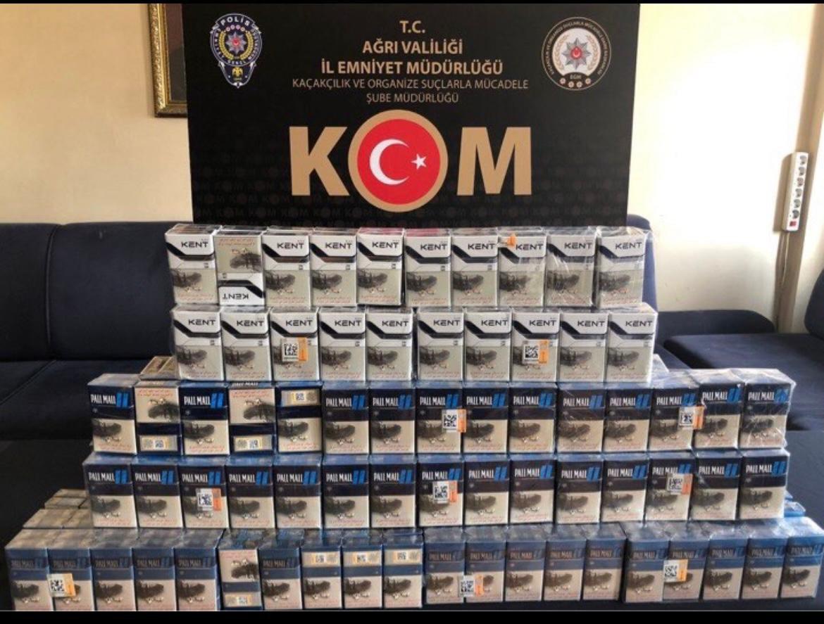 Ağrı’da 30 Milyon 500 Bin Türk Lirası olan gümrük kaçağı malzemeler ele geçirildi