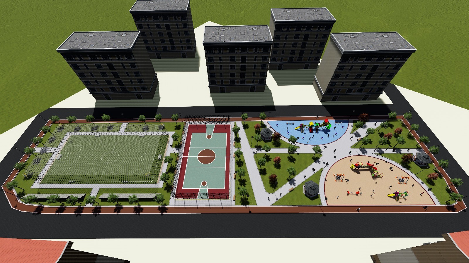 Ağrı'nın 18 mahallesinde yeni park alanları kazandırılıyor
