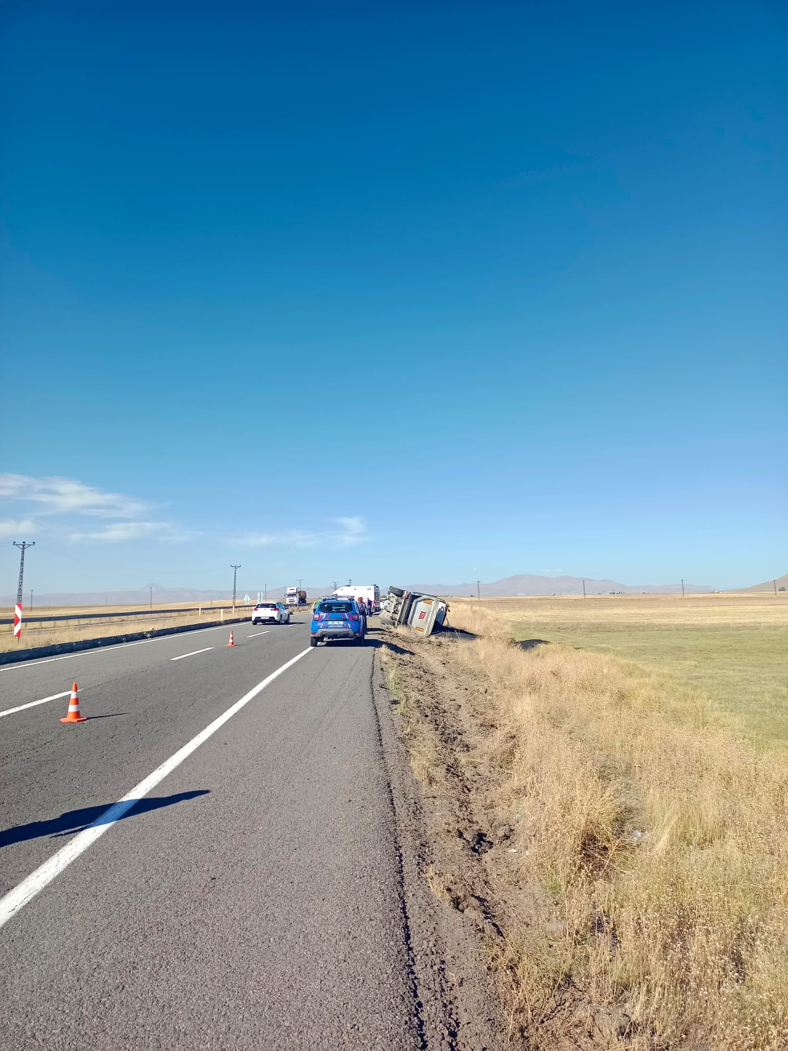 Tutak'ta trafik kazası: 1 yaralı