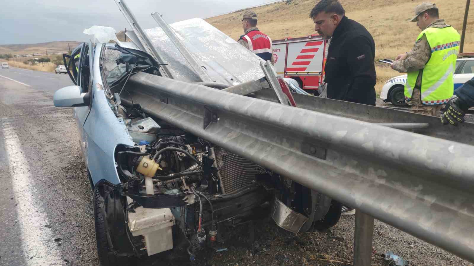 Dehşet verici kazadan sağ çıktı