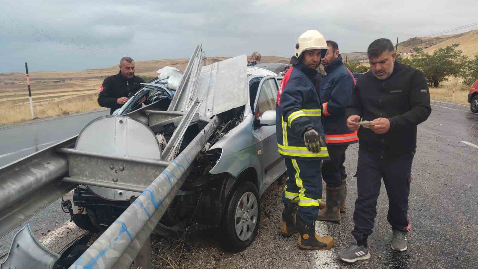 Dehşet verici kazadan sağ çıktı