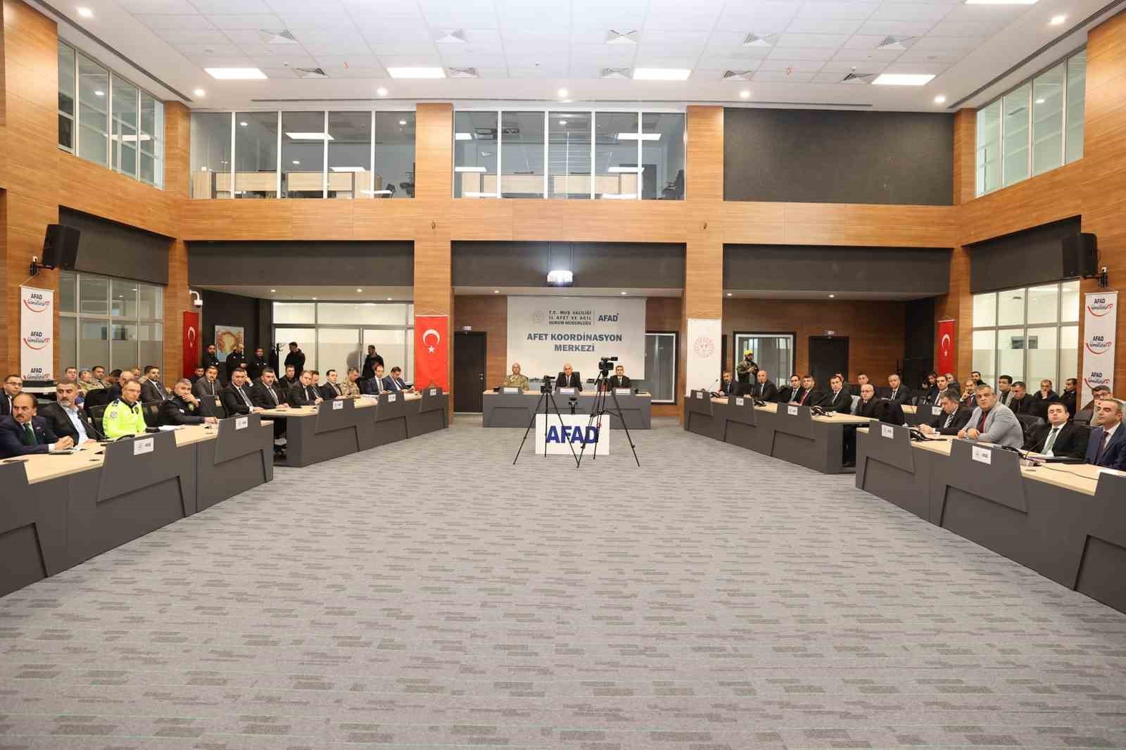 Muş'ta kış tedbirleri toplantısı gerçekleştirildi