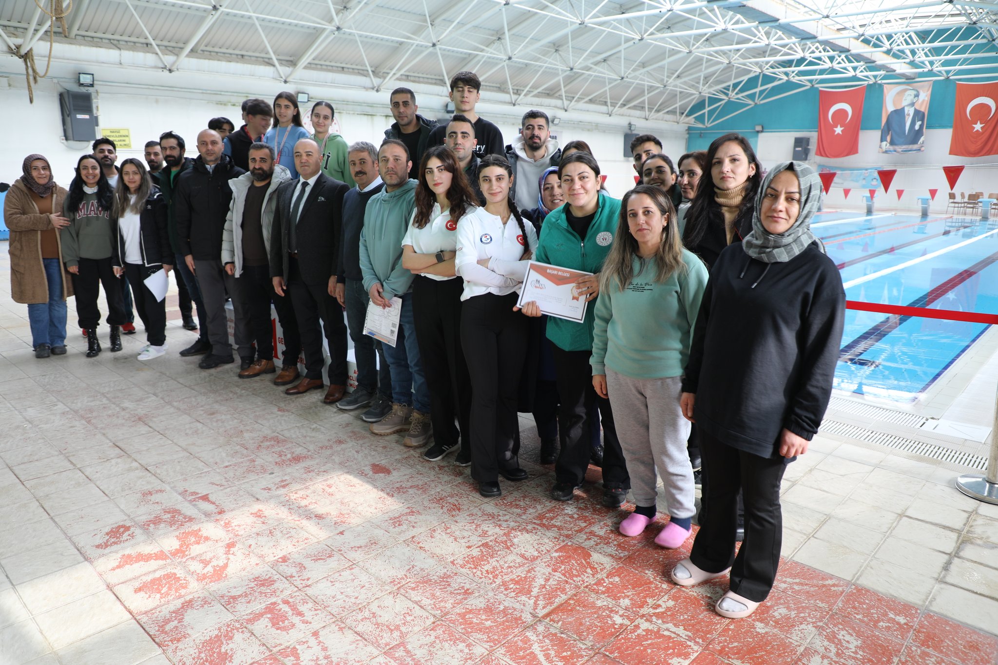 Ağrı Yüzme İl Birinciliği müsabakaları tamamlandı