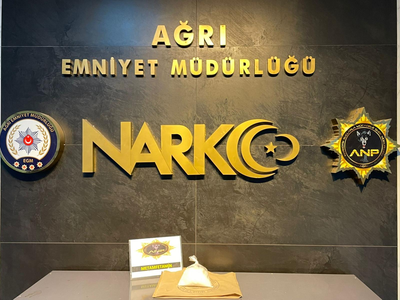 Ağrı’da uyuşturucu operasyonu: 2 gözaltı