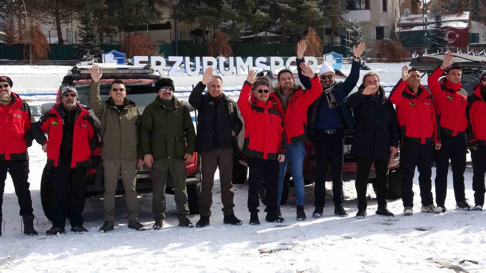 Off-road heyecanını karla buluşturdular