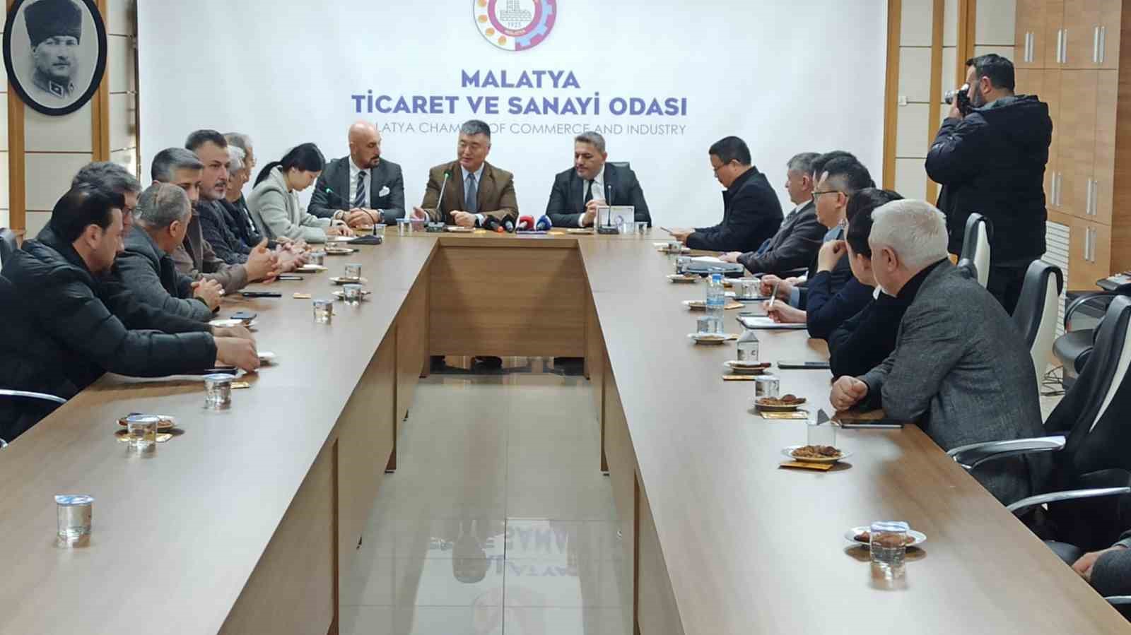 Çin ve Malatya arasında ticaret köprüsü kuruluyor