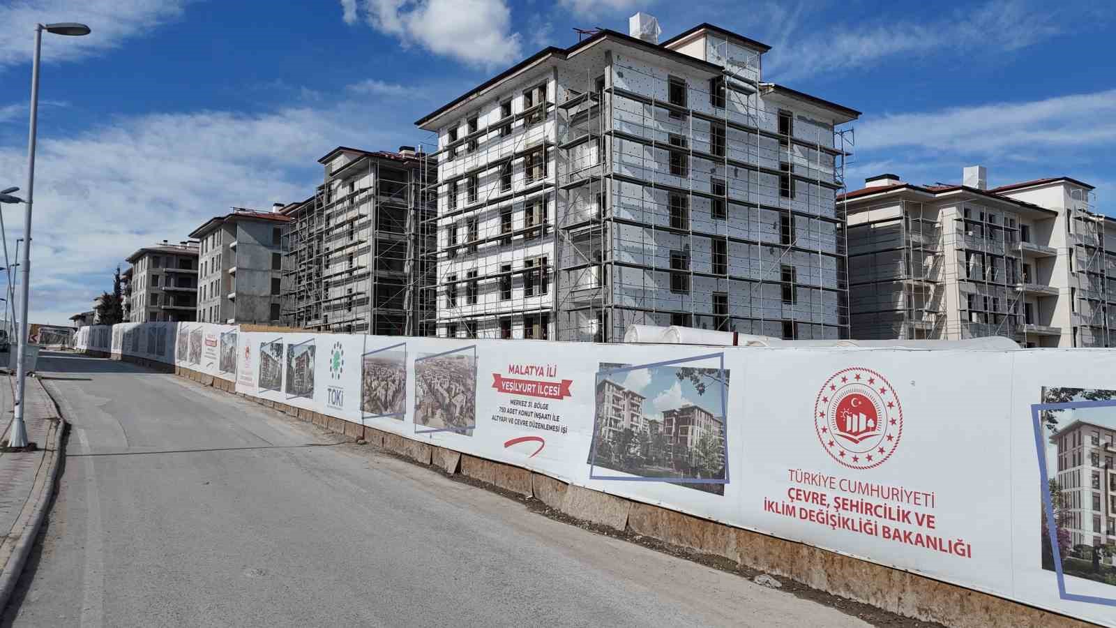 Malatya'da inşa çalışmaları sürüyor