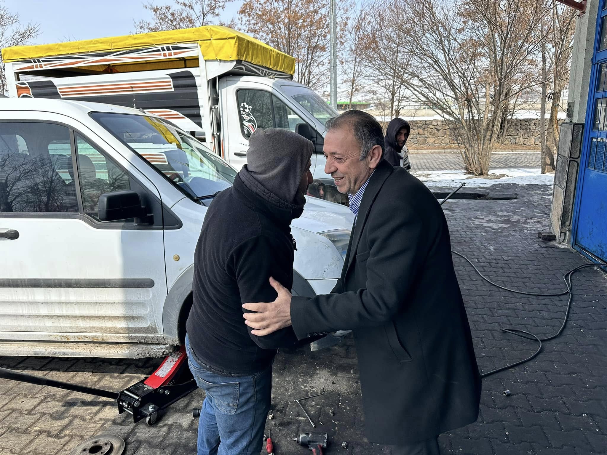 AK Parti Patnos İlçe Başkanı Çetin Taşdemir Sanayi Esnafıyla Buluştu
