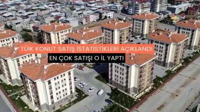 TÜİK Konut Satış İstatistiklerini Açıkladı: En Çok Satışı O İl Yaptı