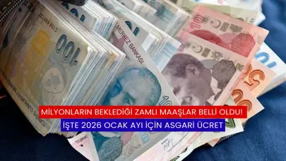 Milyonların Beklediği Zamlı Maaşlar Belli Oldu! İşte 2026 Ocak Ayı İçin Asgari Ücret