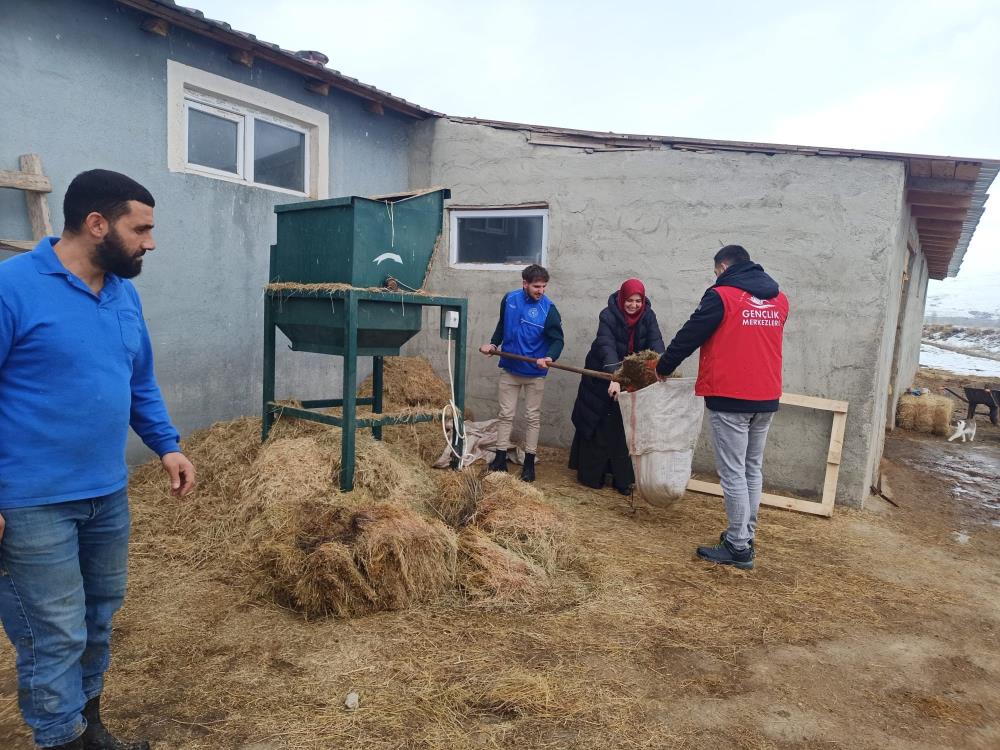 Köy hayatını hiç yaşamamış gençler yaşayarak deneyimlediler