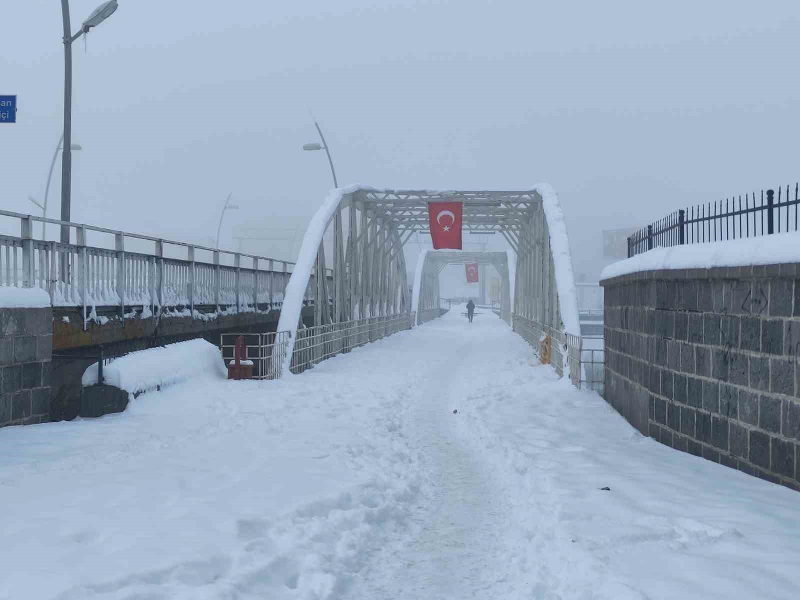 Ardahan'da soğuk hava ve sis etkili oldu