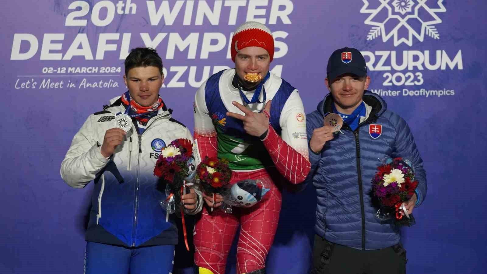 Erzurum'da 2023 Deaflympics'te madalyalar sahiplerini buluyor