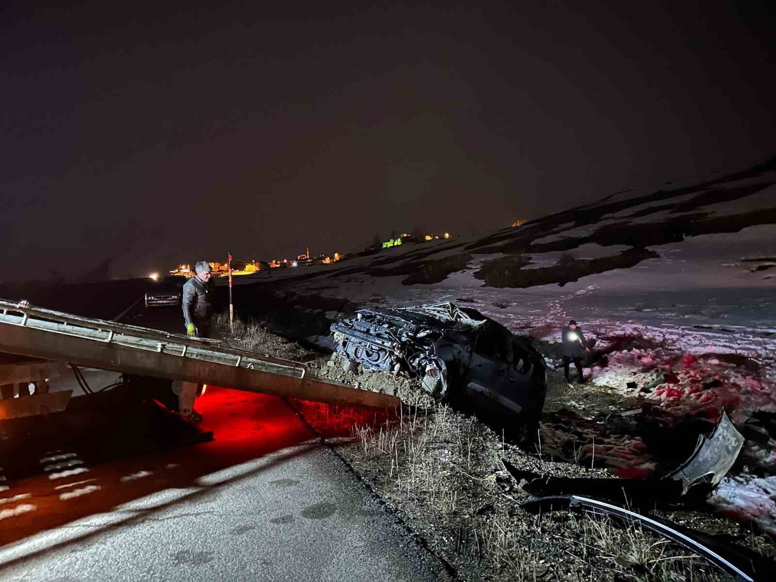 Erzurum'da trafik kazası; 4 yaralı