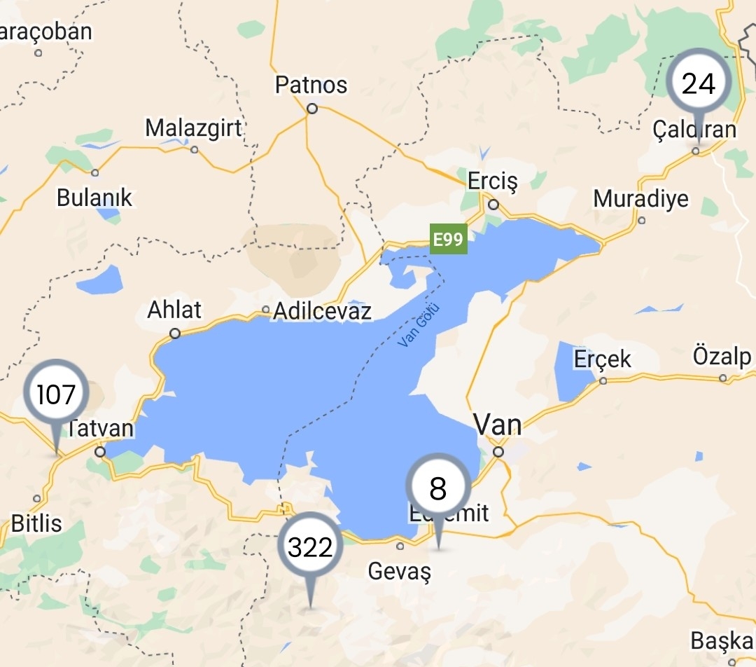 Van'da 96 yerleşim yerinin yolu ulaşıma kapandı