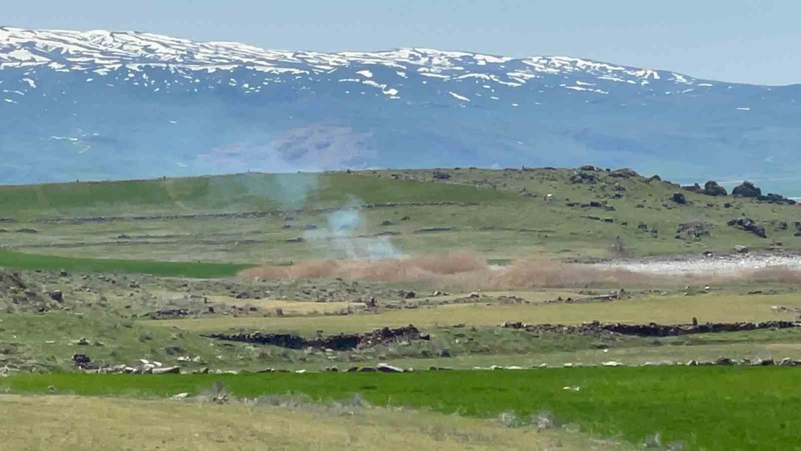 Van'ın Muradiye İlçesindeki Koruma Altındakli Sazlık Alanda Yangın Paniği