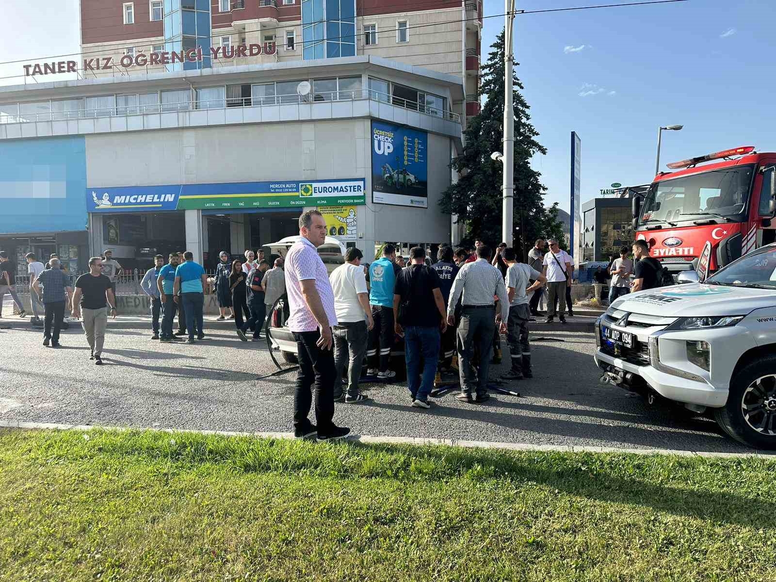 Malatya'da İki aracın karıştığı kazada: 2 yaralı