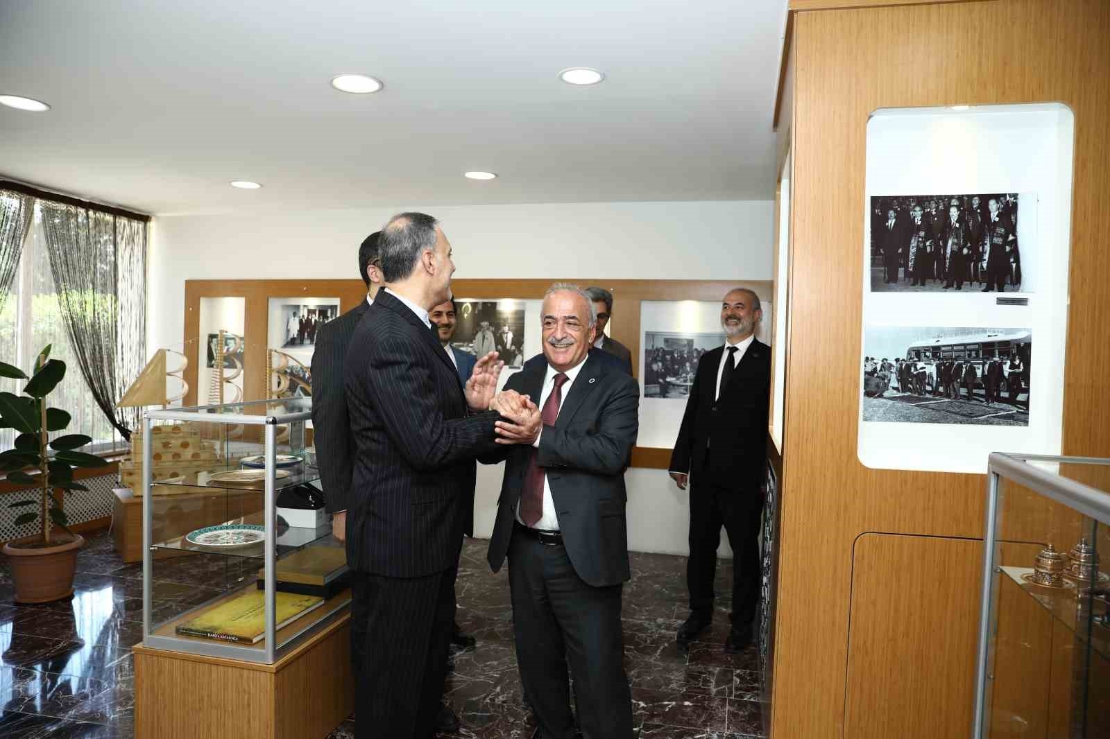 Atatürk Üniversitesini ziyaret etti İran İslam Cumhuriyeti Ankara Büyükelçisi Zadeh