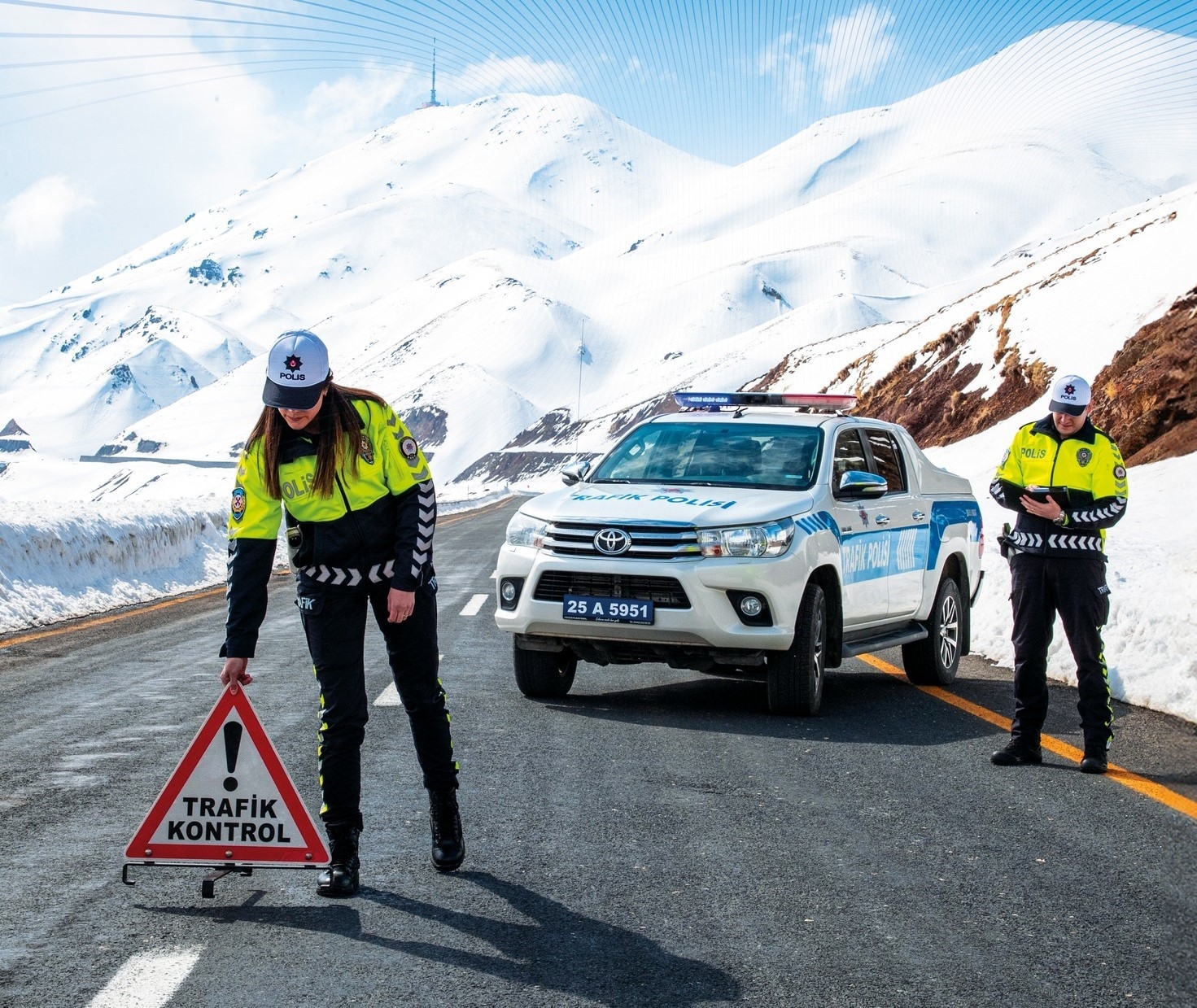 Erzurum'da kent merkezinde bir ayda 142 trafik kazası