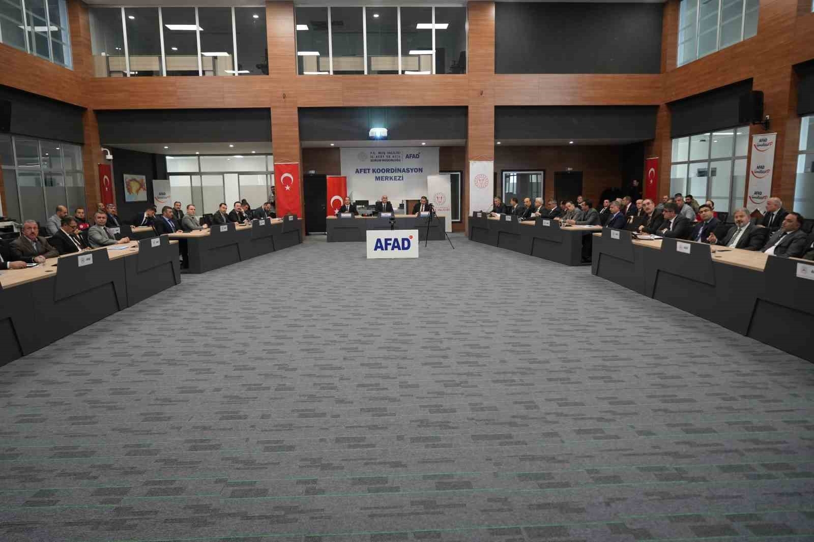 Vali Avni Çakır başkanlığında Muş'ta 2025 yılı 1. Dönem İl Koordinasyon Kurulu Toplantısı gerçekleştirildi