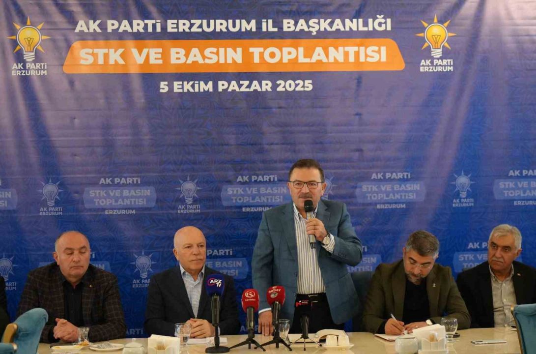 AK Parti Erzurum İl Teşkilatı, STK'larla buluştu