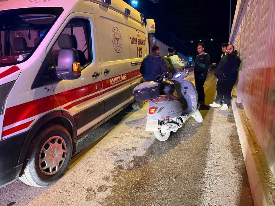 Malatya’da motosiklet kazası: 2 yaralı