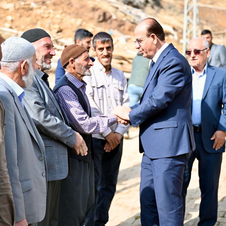 Başkan Geçit, Porga bölgesinde kırsal yatırımları yerinde inceledi