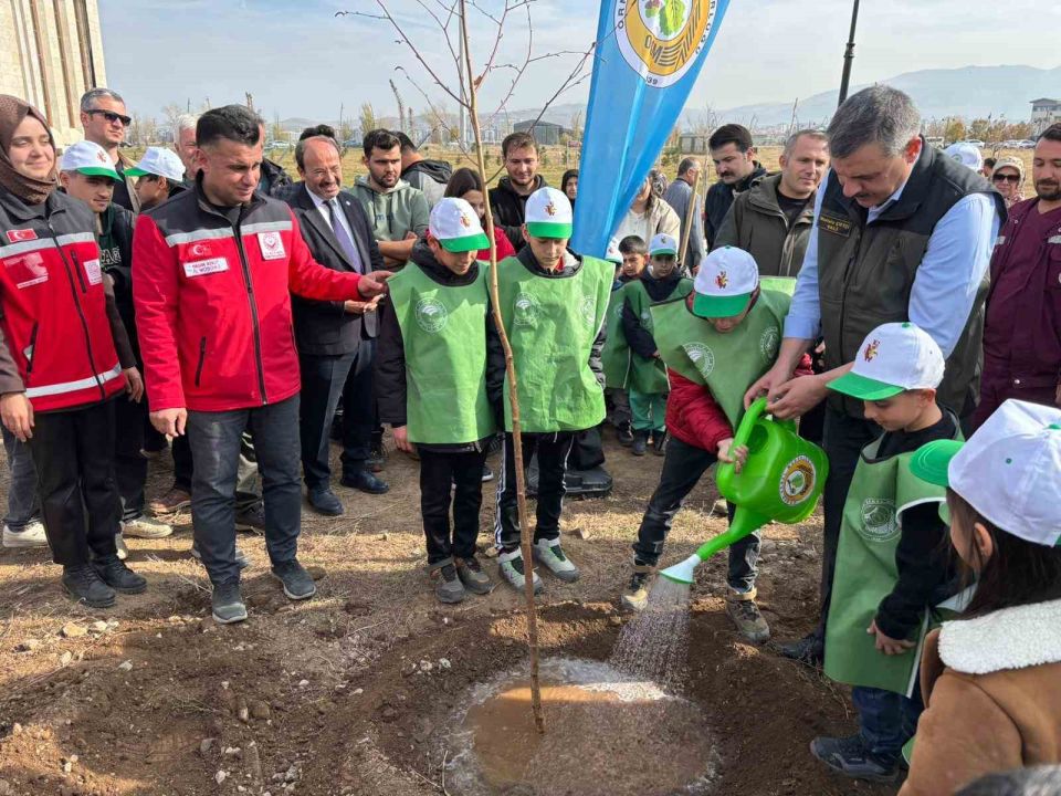 Aile Yılı’nda anlamlı buluşma: Aile Hatıra Ormanı’nda fidanlar toprakla buluştu