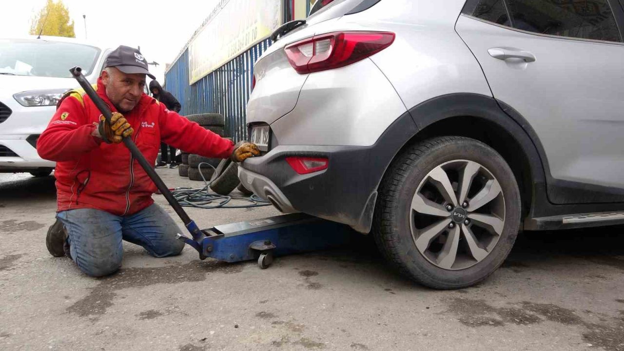 Van'da Kış lastiği yoğunluğu