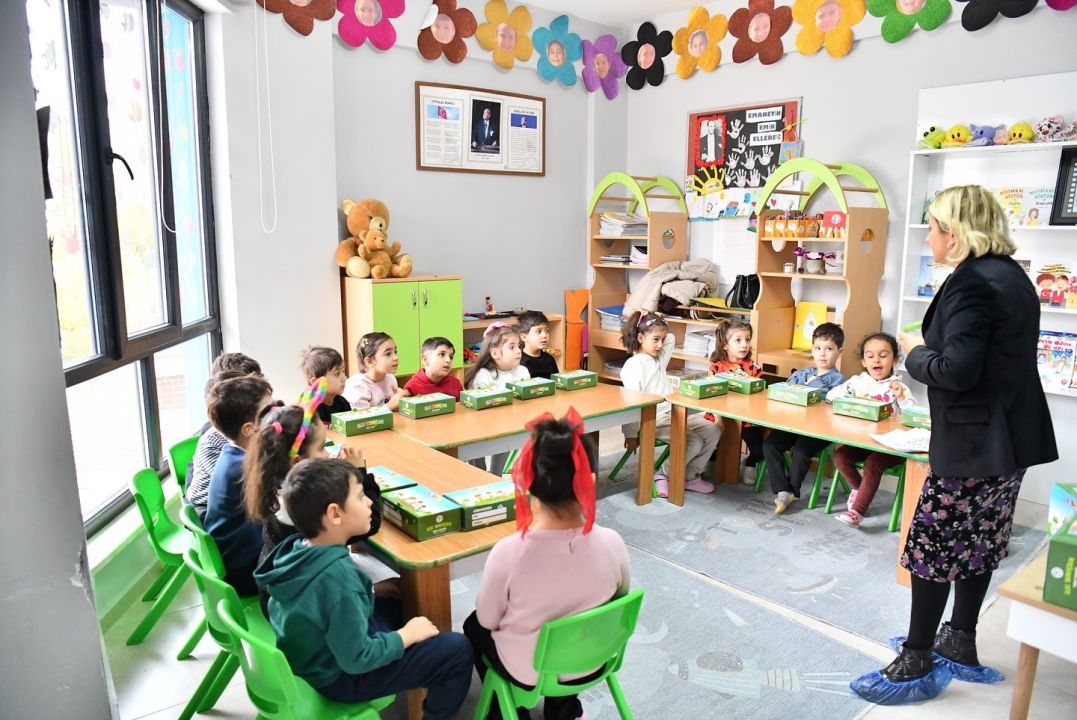 Yeşilyurt’ta çocuklar tarım sevgisi ile büyüyor