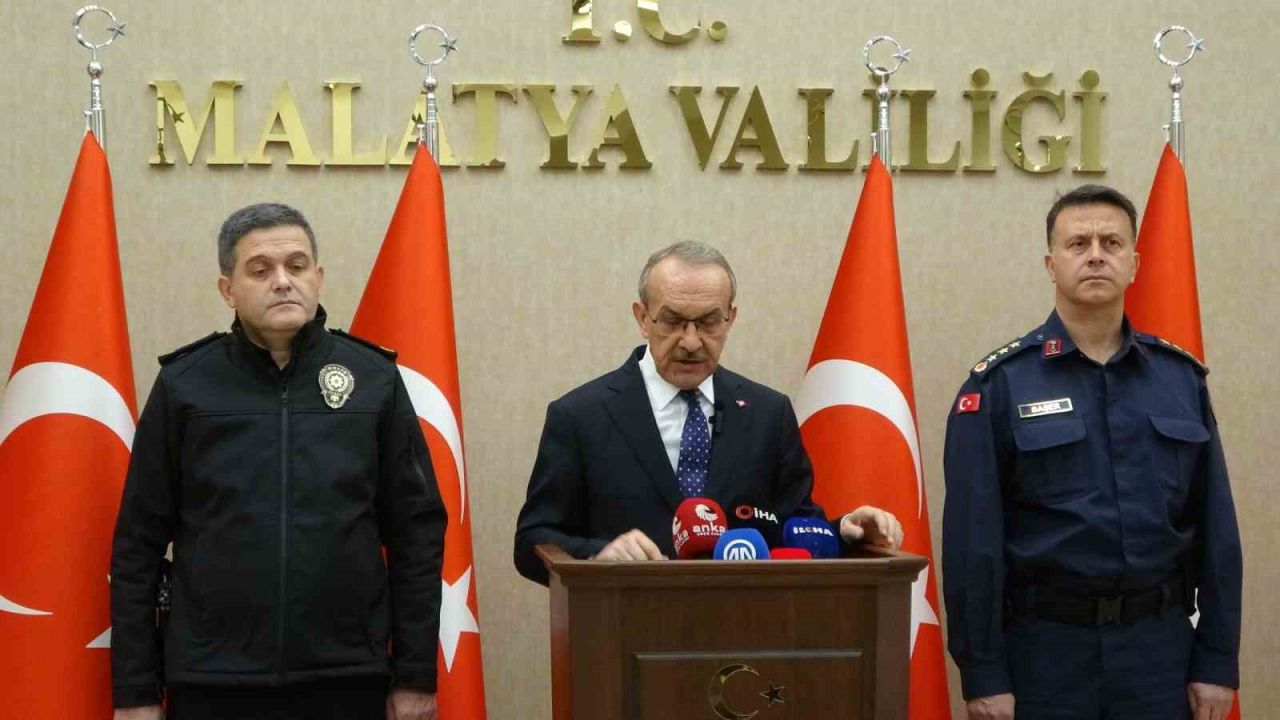 Malatya Valisi Yavuz, asayiş verilerini kamuoyuyla paylaştı