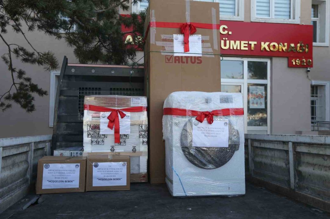 Arpaçay Kaymakamlığı’ndan yeni evlenenlere beyaz eşya desteği