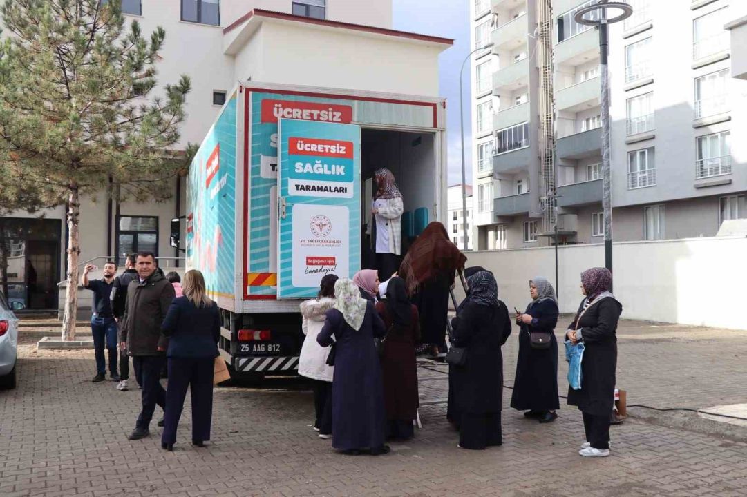 KETEM tırı Oltu’da tarama yapıyor