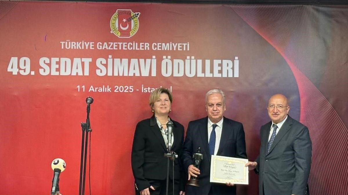 Prof. Dr. Sezai Yılmaz’a TGC Sedat Simavi ödülü