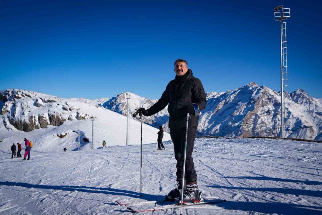 Mergabütan Kayak Merkezi’nde sezon açıldı