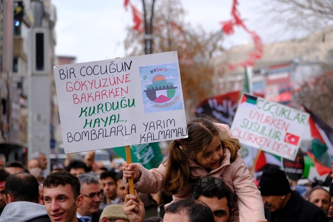 Van’da İsrail zulmüne karşı ortak tepki