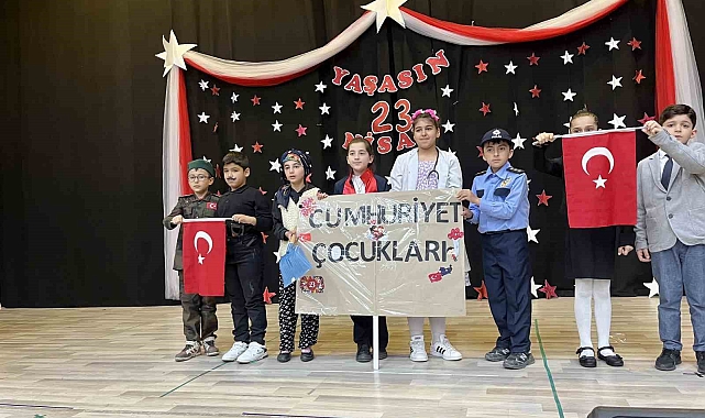 23 Nisan Ağrı'da coşkuyla kutlandı