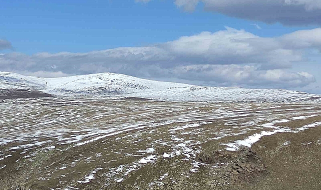 Ardahan'da kar yağışı etkili oldu