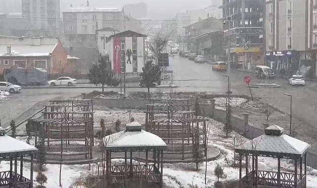 Başkale'de kar kalınlığı 20 santimetreye ulaştı