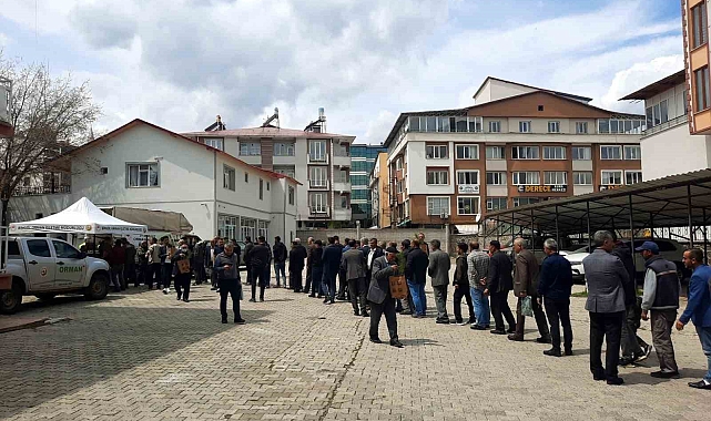 Bingöl'de 10 bin fidan dağıtıldı