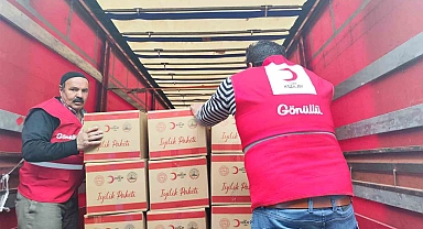 "Bir sınıf bir koli" Projesinin Meyveleri Deprem Bölgesine Doğru Yola Çıktı